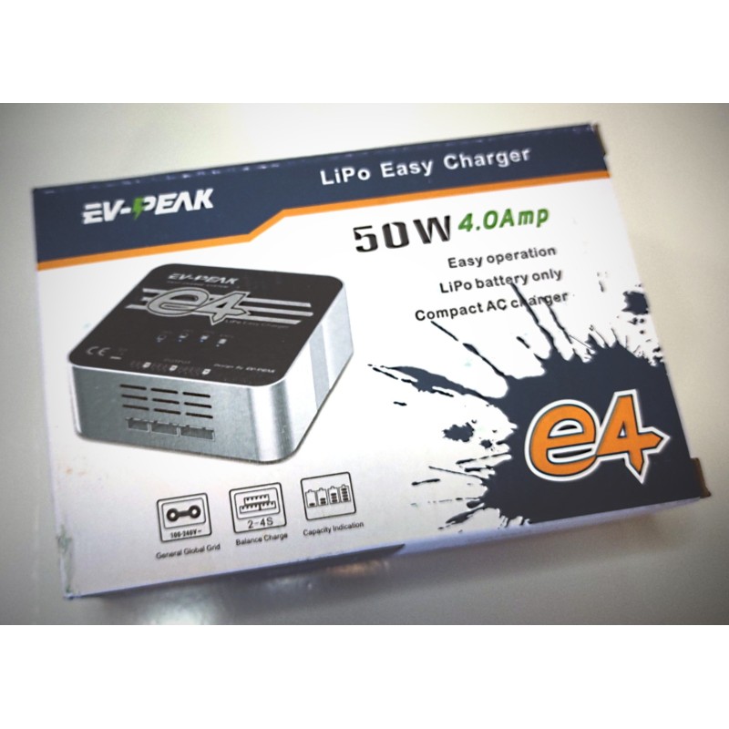 Chargeur batterie EV Peak E4 instantanné Lipo