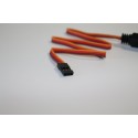 Câble Y double prise connectique JR (servo / récepteur)